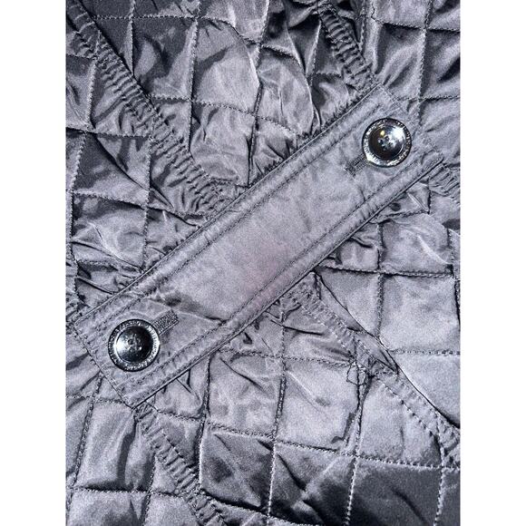 Shelli Segal - Laundry Puffer jacket- Black With Animal Print EUC Size XS - Picture 11 of 11